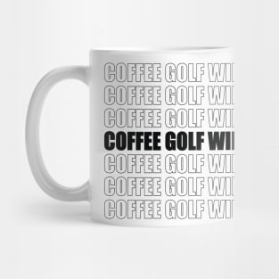 Coffee Golf Wine Mug